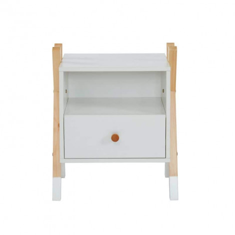 Table de chevet TIPI blanc 1 tiroir|Chevet|Baita Home