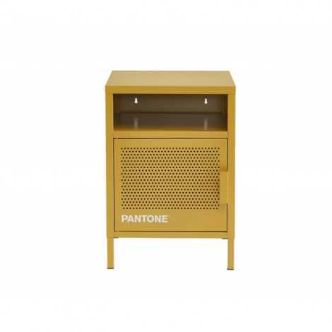 Table de chevet PANTONE métal jaune moutarde 40cm|Chevet|Baita Home