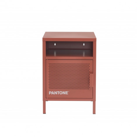Table de chevet PANTONE métal terracotta 40cm|Chevet|Baita Home