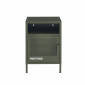 Table de chevet PANTONE métal vert olive foncé 40cm|Chevet|Baita Home