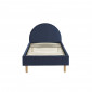 Lit enfant MAGNUS velours côtelé bleu nuit 90x190 sommier inclus|Lit|Baita Home