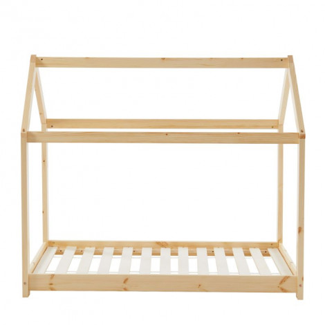 Lit enfant cabane TINY pin naturel 70x140 sommier inclus|Lit|Baita Home
