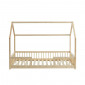 Lit cabane avec barrières TINY pin massif 90x190 sommier inclus|Lit|Baita Home