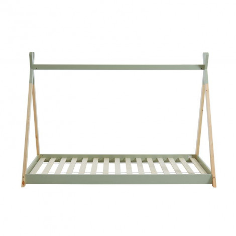 Lit enfant tipi TINY pin vert 90x190 sommier inclus|Lit|Baita Home