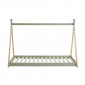 Lit enfant tipi TINY pin vert 90x190 sommier inclus|Lit|Baita Home