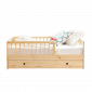 Lit enfant LOU avec tiroir pin massif 70x140 sommier inclus|Lit|Baita Home