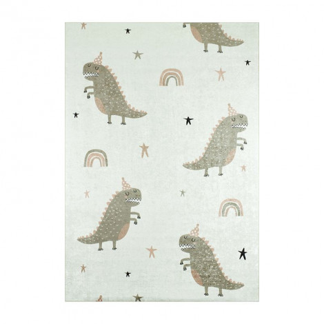 Tapis NOE vert motif dinosaures 120x160 cm|Tapis|Baita Home