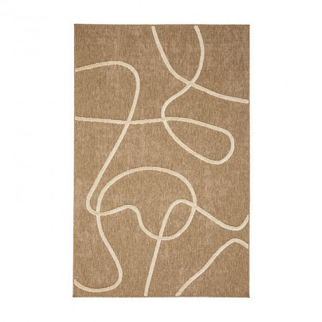 Tapis PIA blanc motif linéaire 200x290 cm|Tapis|Baita Home