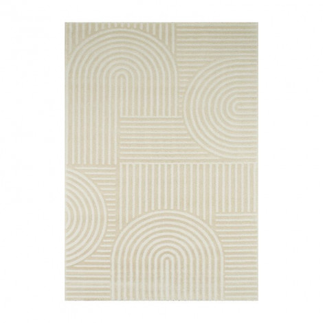 Tapis Olga crème motif en relief 80x150 cm|Tapis|Baita Home