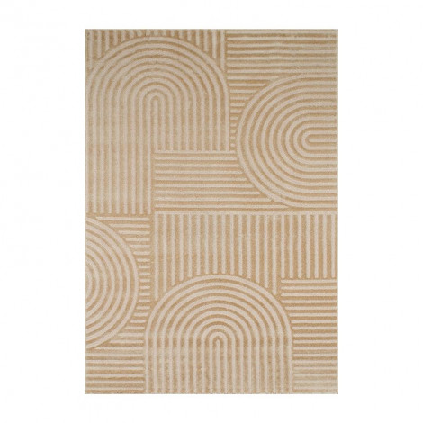 Tapis Olga beige motif en relief 80x150 cm|Tapis|Baita Home