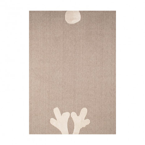 Tapis MALO beige motif cerf 120x170 cm|Tapis|Baita Home