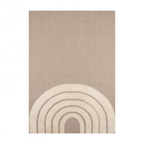 Tapis MALO beige motif arc en ciel 80x150 cm|Tapis|Baita Home