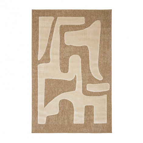 Tapis PIA blanc motif contemporain 80x150 cm|Tapis|Baita Home
