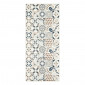 Tapis de cuisine YARA marron motif carreaux de ciment 50x100 cm|Tapis|Baita Home