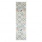 Tapis de cuisine YARA marron motif carreaux de ciment 80x300cm|Tapis|Baita Home