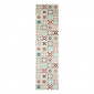 Tapis de cuisine YARA multi couleurs motif carreaux de ciment 80x300cm|Tapis|Baita Home