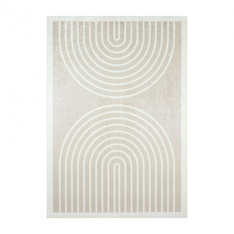 Tapis ALVA beige motif arc en ciel 180x290 cm|Tapis|Baita Home