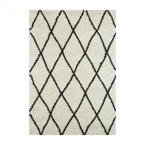 Tapis THEA crème motif losange 200x280 cm|Tapis|Baita Home