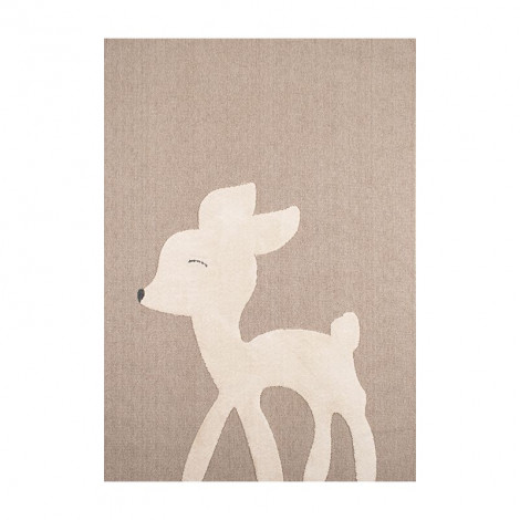 Tapis MALO beige motif faon 80x150 cm|Tapis|Baita Home