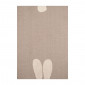 Tapis MALO beige motif lapin 80x150 cm|Tapis|Baita Home