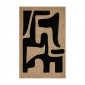 Tapis PIA noir motif contemporain 200x290 cm|Tapis|Baita Home