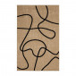 Tapis PIA noir motif linéaire 200x290 cm|Tapis|Baita Home