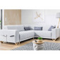 Bella - canapé d'angle convertible avec coffre - droit|Canape|BestMobilier