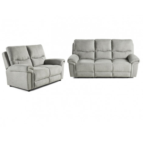 Jasmin - canapés relax électrique 2 et 3 places - en tissu|Canape|BestMobilier