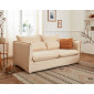 Adriann - canapé fixe - 2 places - en tissu déhoussable|Canape|BestMobilier
