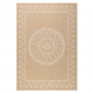Tapis PONZA marron et blanc aspect 120x170 cm|Tapis|Baita Home
