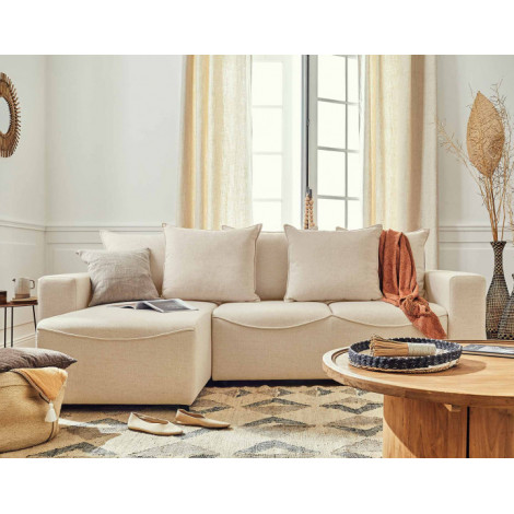 Capucine - canapé d'angle réversible - convertible avec coffre - 4 places - en tissu|Canape|BestMobilier