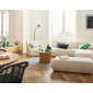 Onyx - canapé modulable d'angle droit - 5 places - en velours côtelé|Canape|BestMobilier