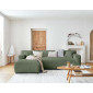 Laponie - canapé d'angle gauche - 4 places - en fausse fourrure côtelée|Canape|BestMobilier