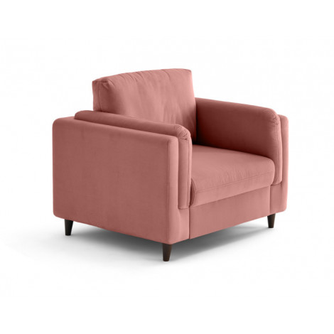 Brooke - fauteuil en velours pieds en bois|Fauteuil / Chauffeuse|BestMobilier