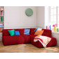Onyx - canapé modulable d'angle droit 5 places - en tissu mailles 3D|Canape|BestMobilier