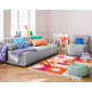 Onyx - canapé droit 3 places - en tissu mailles 3D|Canape|BestMobilier