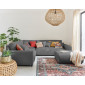 Garance - module d'assise 3 places avec accoudoir gauche - en velours côtelé|Canape|BestMobilier