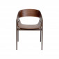 Chaise avec accoudoirs Biarritz marron Kare Design|Chaise|Kare