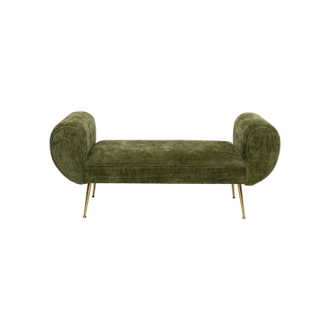 Banc Trono velours vert Kare Design|Banquettes / Bancs / Poufs|Kare