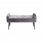 Banc Lofty gris et noir Kare Design|Banquettes / Bancs / Poufs|Kare