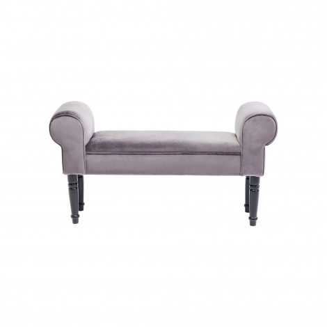 Banc Wing velours gris Kare Design|Banquettes / Bancs / Poufs|Kare