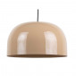 Suspension dôme beige en métal émaillé|Suspensions|Lampe Avenue Suspension dôme beige en métal émaillé|Suspensions|Lampe Avenue