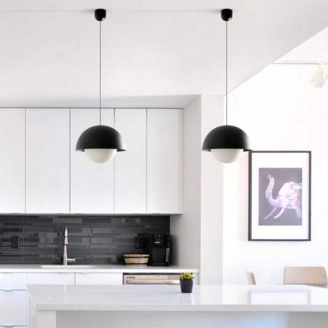Suspension retro noire|Suspensions|Lampe Avenue