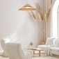 Grande suspension en rotin naturel tressé|Suspensions|Lampe Avenue