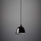 Suspension cloche émaillée noire|Suspensions|Lampe Avenue