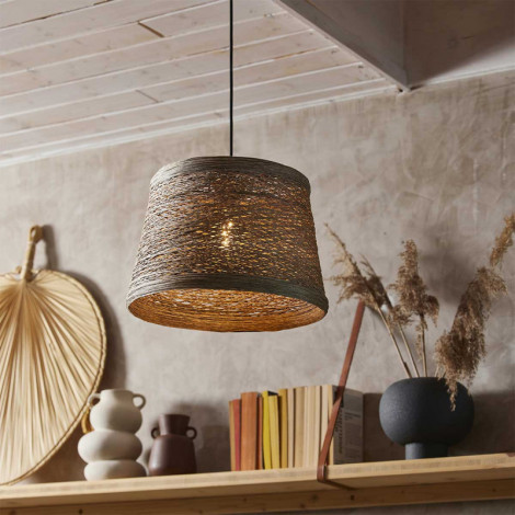 Suspension nude en ficelle tressée|Suspensions|Lampe Avenue