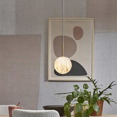 Suspension boule en marbre - S|Suspensions|Lampe Avenue Suspension boule en marbre - S|Suspensions|Lampe Avenue