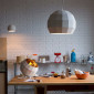 Suspension facettes blanche et or - plusieurs dimensions|Suspensions|Lampe Avenue Suspension facettes blanche et or - plusieurs dimensions|Suspensions|Lampe Avenue