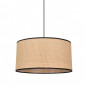 Suspension raphia gansée de noir|Suspensions|Lampe Avenue