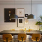 Suspension grise texturée|Suspensions|Lampe Avenue